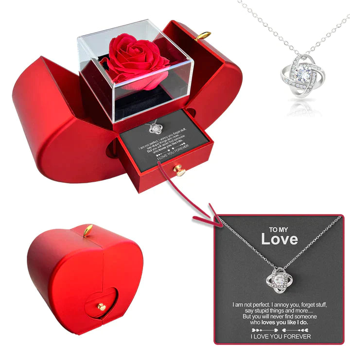 Cadeau Forever Rose - Collier spécial
