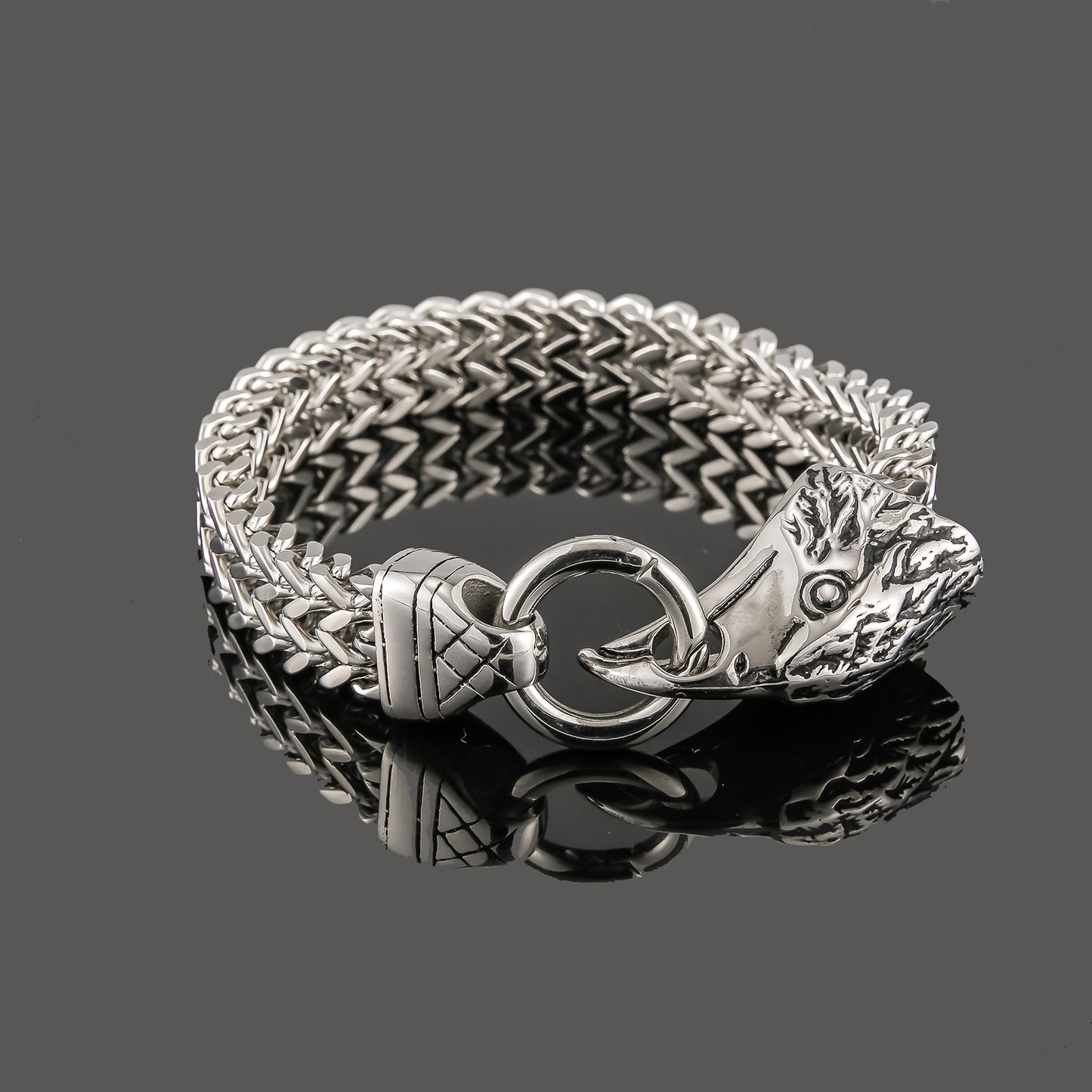 Stainless Steel Eagle Head Bracelet