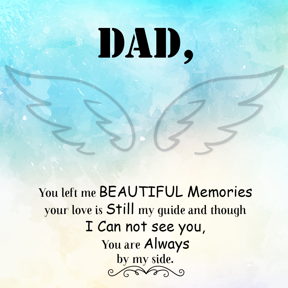 To Father Message Card