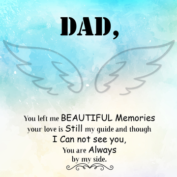 To Father Message Card