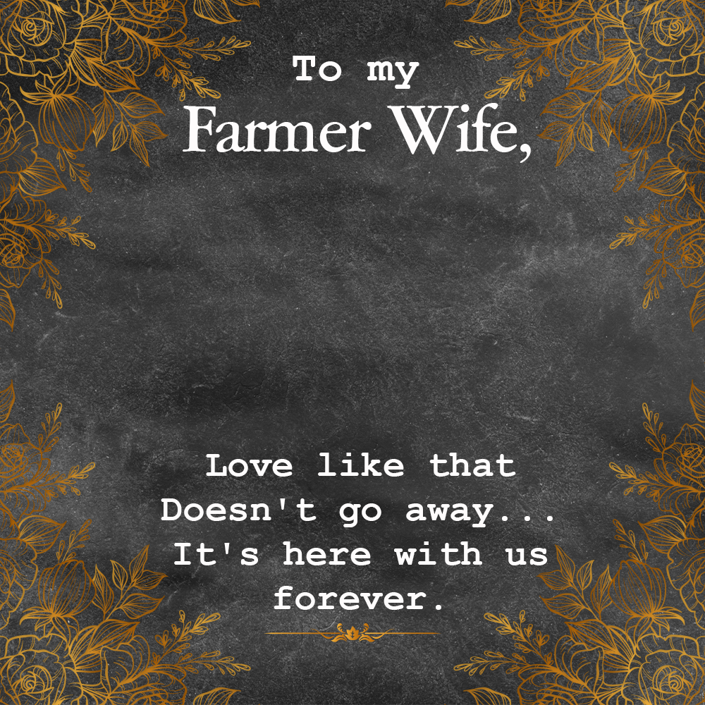 To Wife Message Card