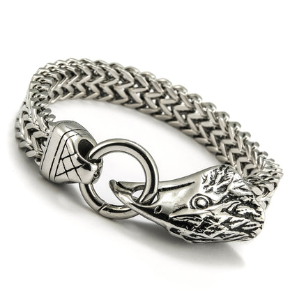 Stainless Steel Eagle Head Bracelet