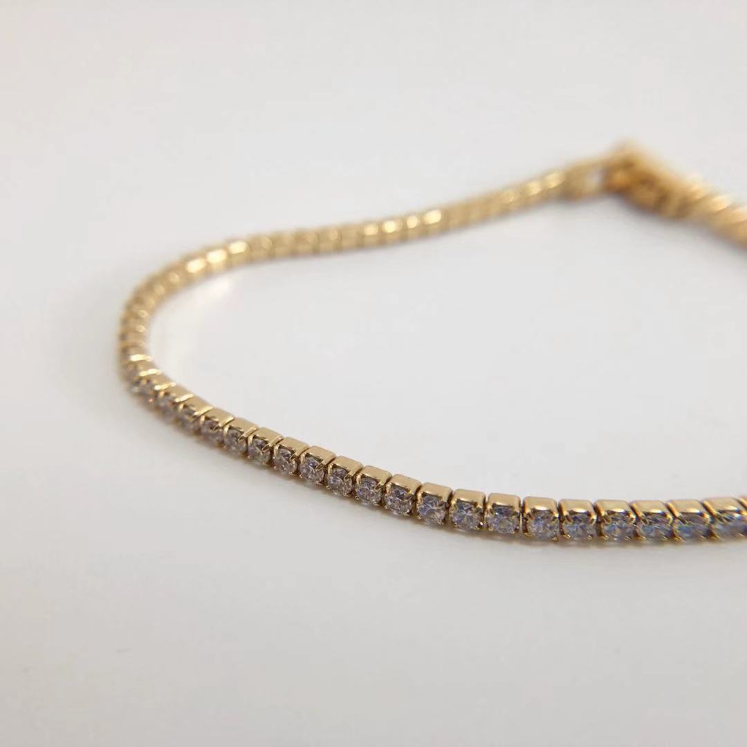 Simple Cubic Zirconia Bracelet