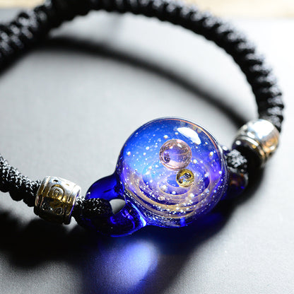 Bracelet en verre élément univers créatif