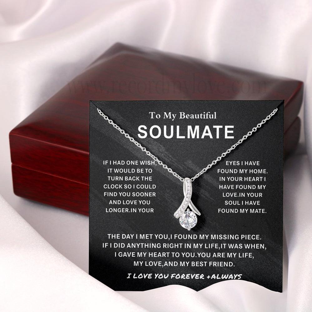 Love Necklace To Soulmate❤️-The Day I Met You - Record My Love