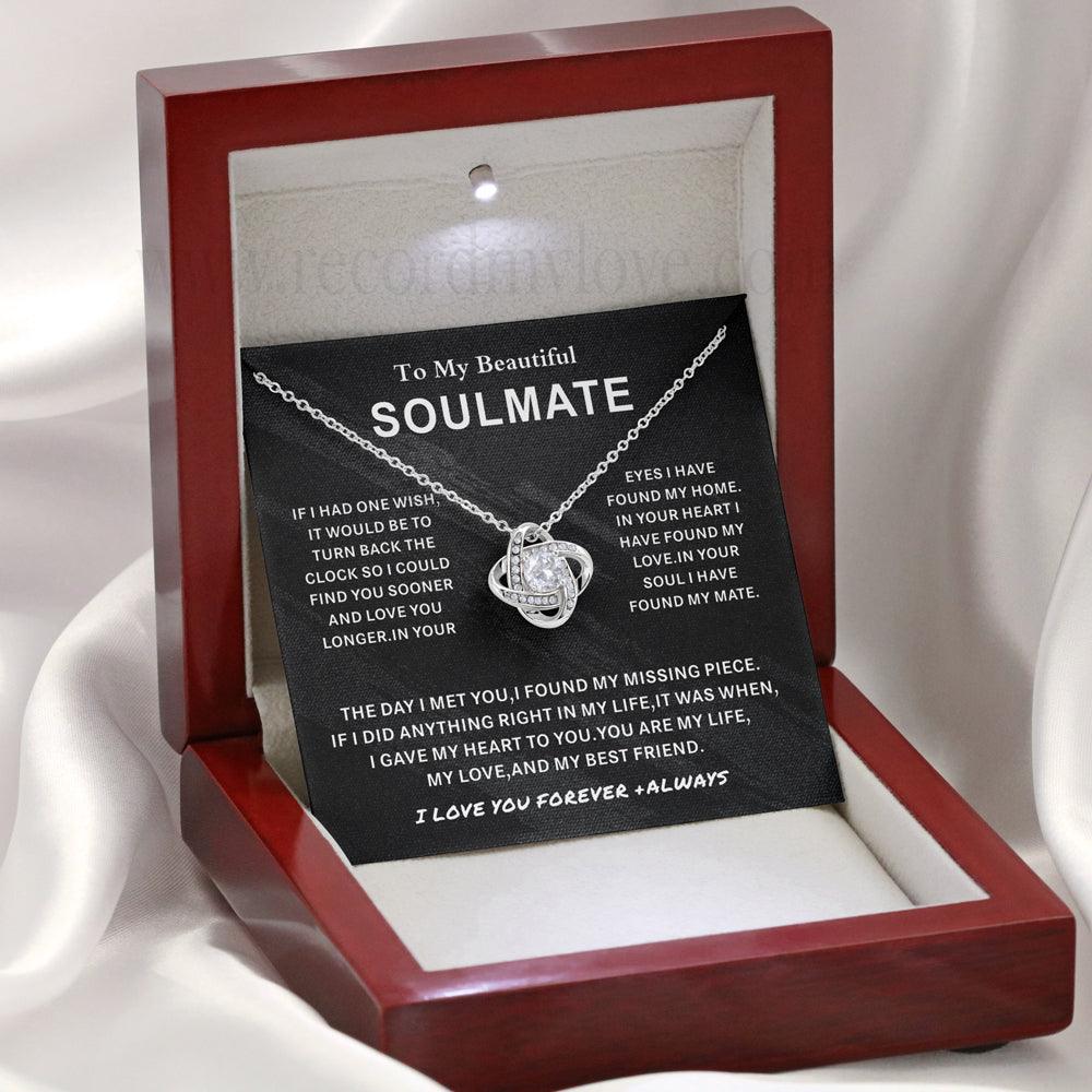 Love Necklace To Soulmate❤️-The Day I Met You - Record My Love