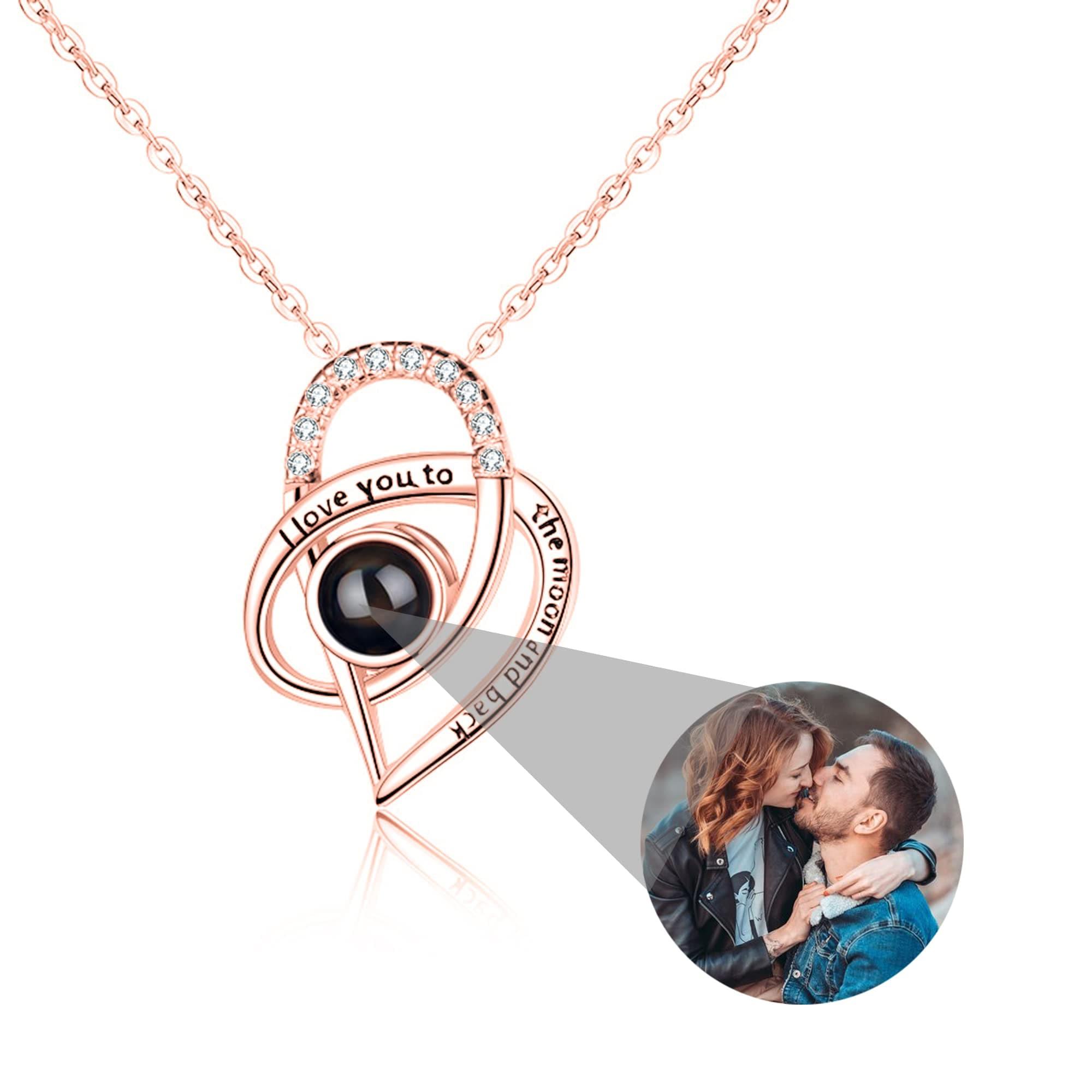 Personalized Projection Necklace - Record My Love