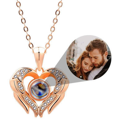 Personalized Projection Necklace - Record My Love